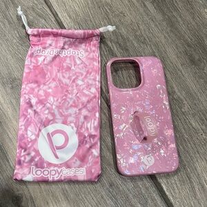iPhone 13 Pro - Pink Opal Shell Loopy Case